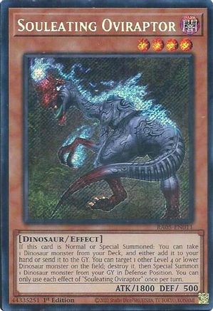 Souleating Oviraptor [RA05-EN011] Secret Rare - Rarity Collection 5 - Card Brawlers | Quebec | Canada |