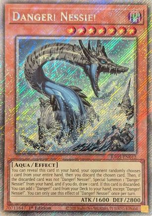 Danger! Nessie! [RA05-EN012] Platinum Secret Rare - Rarity Collection 5 - Card Brawlers | Quebec | Canada |