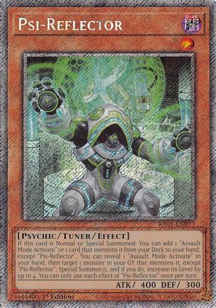 Psi-Reflector [RA05-EN013] Platinum Secret Rare - Rarity Collection 5 - Card Brawlers | Quebec | Canada |