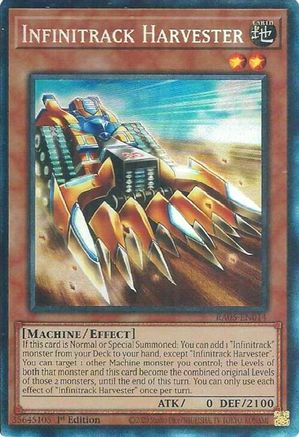 Infinitrack Harvester [RA05-EN014] Collector's Rare - Rarity Collection 5 - Card Brawlers | Quebec | Canada |