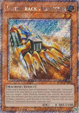 Infinitrack Harvester [RA05-EN014] Platinum Secret Rare - Rarity Collection 5 - Card Brawlers | Quebec | Canada |