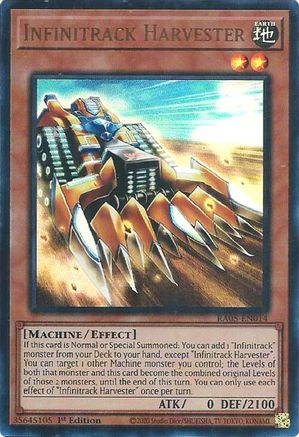 Infinitrack Harvester [RA05-EN014] Ultra Rare - Rarity Collection 5 - Card Brawlers | Quebec | Canada |