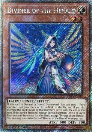 Diviner of the Herald [RA05-EN017] Platinum Secret Rare - Rarity Collection 5 - Card Brawlers | Quebec | Canada |