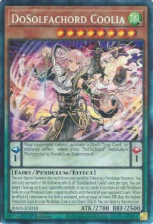 DoSolfachord Coolia [RA05-EN018] Collector's Rare - Rarity Collection 5 - Card Brawlers | Quebec | Canada |