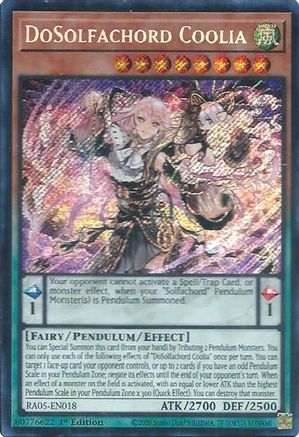 DoSolfachord Coolia [RA05-EN018] Secret Rare - Rarity Collection 5 - Card Brawlers | Quebec | Canada |