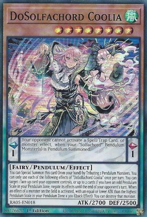 DoSolfachord Coolia [RA05-EN018] Super Rare - Rarity Collection 5 - Card Brawlers | Quebec | Canada |