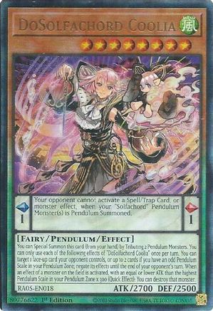 DoSolfachord Coolia [RA05-EN018] Ultimate Rare - Rarity Collection 5 - Card Brawlers | Quebec | Canada |