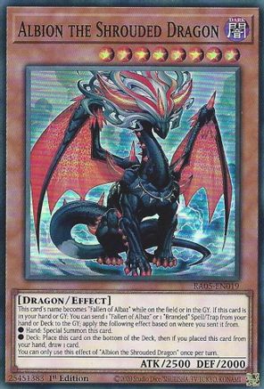 Albion the Shrouded Dragon [RA05-EN019] Super Rare - Rarity Collection 5 - Card Brawlers | Quebec | Canada |