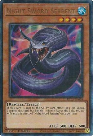 Night Sword Serpent [RA05-EN020] Ultimate Rare - Rarity Collection 5 - Card Brawlers | Quebec | Canada |
