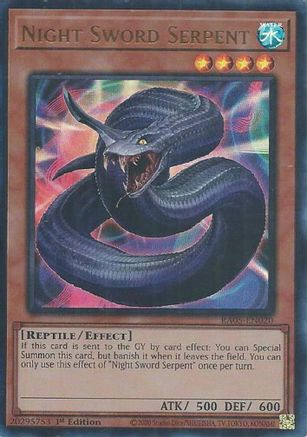 Night Sword Serpent [RA05-EN020] Ultra Rare - Rarity Collection 5 - Card Brawlers | Quebec | Canada |