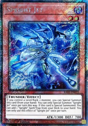 Spright Jet [RA05-EN022] Platinum Secret Rare - Rarity Collection 5 - Card Brawlers | Quebec | Canada |