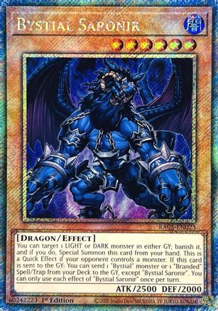 Bystial Saronir [RA05-EN023] Platinum Secret Rare - Rarity Collection 5 - Card Brawlers | Quebec | Canada |