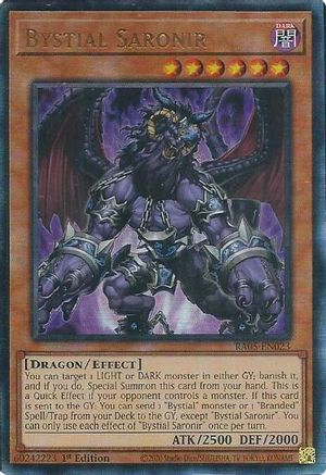 Bystial Saronir [RA05-EN023] Ultimate Rare - Rarity Collection 5 - Card Brawlers | Quebec | Canada |