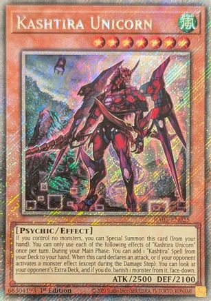 Kashtira Unicorn [RA05-EN025] Platinum Secret Rare - Rarity Collection 5 - Card Brawlers | Quebec | Canada |
