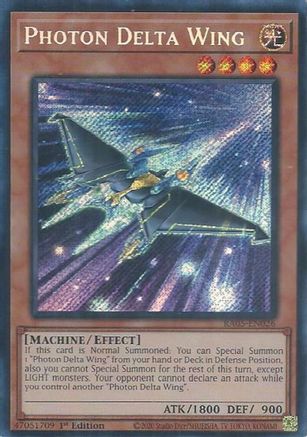 Photon Delta Wing [RA05-EN026] Secret Rare - Rarity Collection 5 - Card Brawlers | Quebec | Canada |