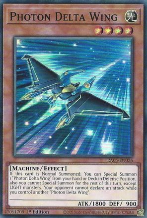 Photon Delta Wing [RA05-EN026] Super Rare - Rarity Collection 5 - Card Brawlers | Quebec | Canada |