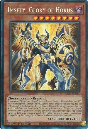 Imsety, Glory of Horus [RA05-EN027] Collector's Rare - Rarity Collection 5 - Card Brawlers | Quebec | Canada |