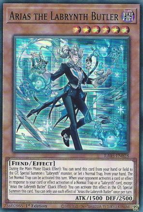 Arias the Labrynth Butler [RA05-EN028] Super Rare - Rarity Collection 5 - Card Brawlers | Quebec | Canada |