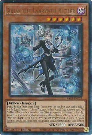 Arias the Labrynth Butler [RA05-EN028] Ultimate Rare - Rarity Collection 5 - Card Brawlers | Quebec | Canada |