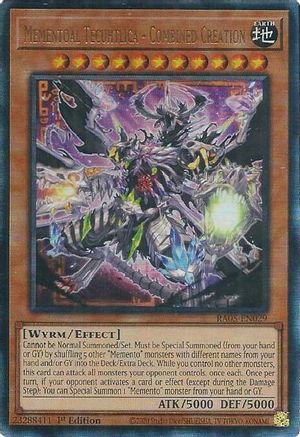 Mementoal Tecuhtlica - Combined Creation [RA05-EN029] Ultimate Rare - Rarity Collection 5 - Card Brawlers | Quebec | Canada |