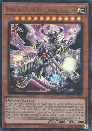Mementoal Tecuhtlica - Combined Creation [RA05-EN029] Ultra Rare - Rarity Collection 5 - Card Brawlers | Quebec | Canada |