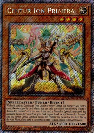 Centur-Ion Primera [RA05-EN030] Platinum Secret Rare - Rarity Collection 5 - Card Brawlers | Quebec | Canada |