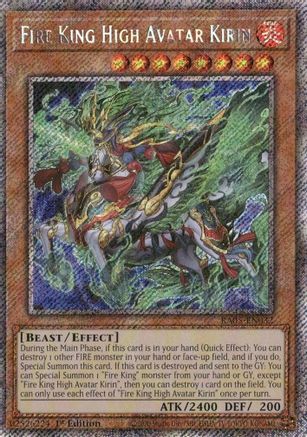 Fire King High Avatar Kirin [RA05-EN032] Platinum Secret Rare - Rarity Collection 5 - Card Brawlers | Quebec | Canada |