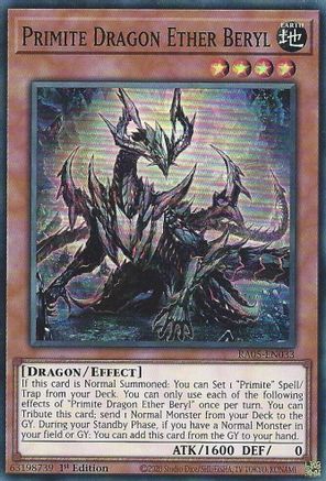 Primite Dragon Ether Beryl [RA05-EN033] Super Rare - Rarity Collection 5 - Card Brawlers | Quebec | Canada |