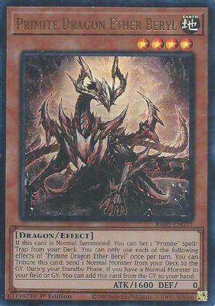 Primite Dragon Ether Beryl [RA05-EN033] Ultra Rare - Rarity Collection 5 - Card Brawlers | Quebec | Canada |