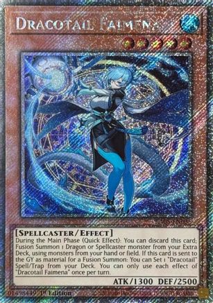Dracotail Faimena [RA05-EN035] Platinum Secret Rare - Rarity Collection 5 - Card Brawlers | Quebec | Canada |
