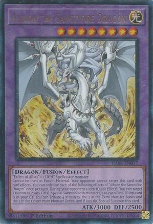 Albion the Sanctifire Dragon [RA05-EN037] Ultimate Rare - Rarity Collection 5 - Card Brawlers | Quebec | Canada |