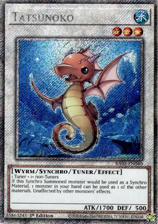 Tatsunoko [RA05-EN040] Platinum Secret Rare - Rarity Collection 5 - Card Brawlers | Quebec | Canada |