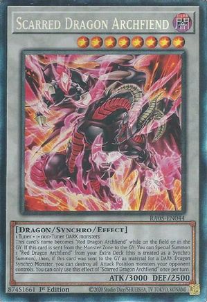 Scarred Dragon Archfiend [RA05-EN044] Collector's Rare - Rarity Collection 5 - Card Brawlers | Quebec | Canada |