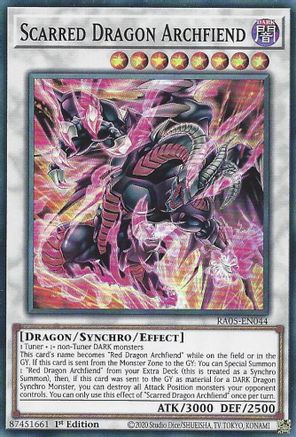 Scarred Dragon Archfiend [RA05-EN044] Super Rare - Rarity Collection 5 - Card Brawlers | Quebec | Canada |