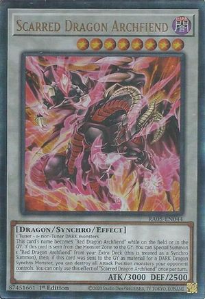 Scarred Dragon Archfiend [RA05-EN044] Ultimate Rare - Rarity Collection 5 - Card Brawlers | Quebec | Canada |