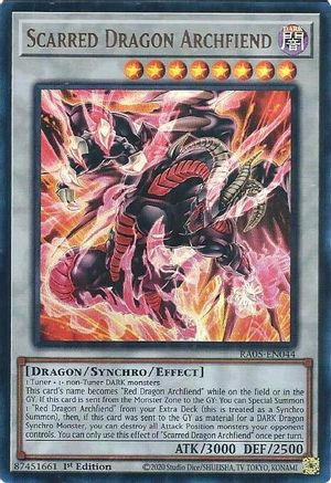 Scarred Dragon Archfiend [RA05-EN044] Ultra Rare - Rarity Collection 5 - Card Brawlers | Quebec | Canada |