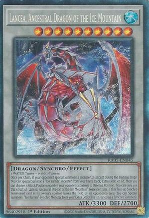 Lancea, Ancestral Dragon of the Ice Mountain [RA05-EN045] Collector's Rare - Rarity Collection 5 - Card Brawlers | Quebec | Canada |