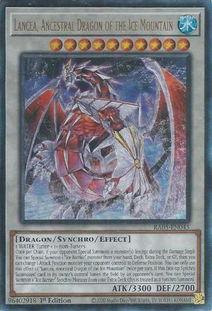 Lancea, Ancestral Dragon of the Ice Mountain [RA05-EN045] Ultimate Rare - Rarity Collection 5 - Card Brawlers | Quebec | Canada |