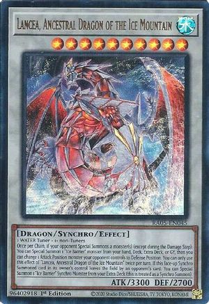 Lancea, Ancestral Dragon of the Ice Mountain [RA05-EN045] Ultra Rare - Rarity Collection 5 - Card Brawlers | Quebec | Canada |