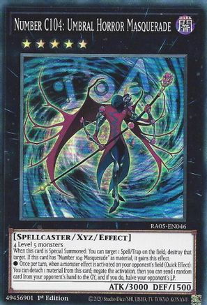 Number C104: Umbral Horror Masquerade [RA05-EN046] Super Rare - Rarity Collection 5 - Card Brawlers | Quebec | Canada |