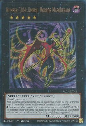 Number C104: Umbral Horror Masquerade [RA05-EN046] Ultimate Rare - Rarity Collection 5 - Card Brawlers | Quebec | Canada |