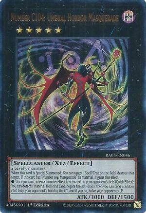 Number C104: Umbral Horror Masquerade [RA05-EN046] Ultra Rare - Rarity Collection 5 - Card Brawlers | Quebec | Canada |