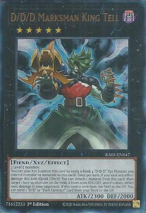 D/D/D Marksman King Tell [RA05-EN047] Ultimate Rare - Rarity Collection 5 - Card Brawlers | Quebec | Canada |