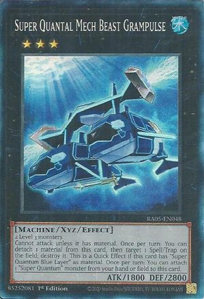 Super Quantal Mech Beast Grampulse [RA05-EN048] Collector's Rare - Rarity Collection 5 - Card Brawlers | Quebec | Canada |