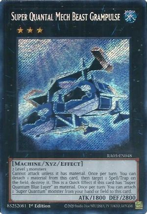 Super Quantal Mech Beast Grampulse [RA05-EN048] Secret Rare - Rarity Collection 5 - Card Brawlers | Quebec | Canada |