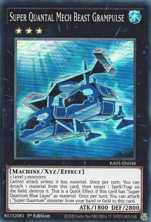 Super Quantal Mech Beast Grampulse [RA05-EN048] Super Rare - Rarity Collection 5 - Card Brawlers | Quebec | Canada |