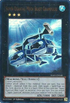 Super Quantal Mech Beast Grampulse [RA05-EN048] Ultra Rare - Rarity Collection 5 - Card Brawlers | Quebec | Canada |