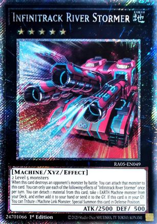 Infinitrack River Stormer [RA05-EN049] Platinum Secret Rare - Rarity Collection 5 - Card Brawlers | Quebec | Canada |