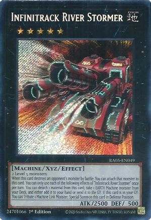 Infinitrack River Stormer [RA05-EN049] Secret Rare - Rarity Collection 5 - Card Brawlers | Quebec | Canada |