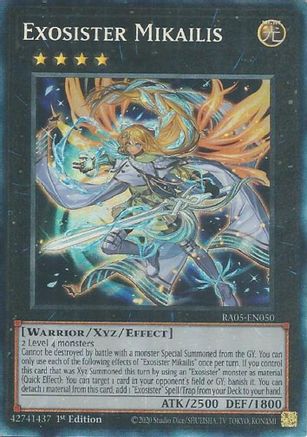 Exosister Mikailis [RA05-EN050] Collector's Rare - Rarity Collection 5 - Card Brawlers | Quebec | Canada |